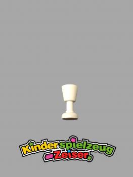 Preview: LEGO Kelch Becher Pokal Glas weiÃŸ White Minifigure Utensil Goblet 2343