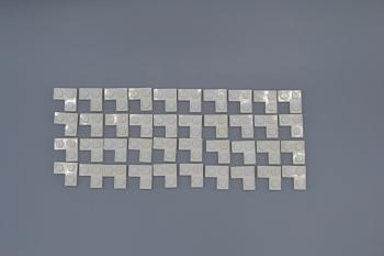 Mobile Preview: LEGO 40 x Eckplatte Ecke flach weiÃŸ White Plate 2x2 Corner 2420