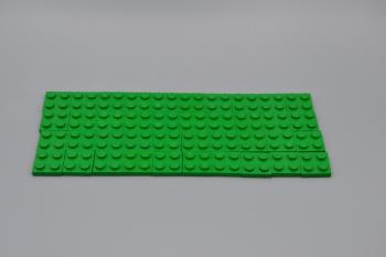Preview: LEGO 40 x Basisplatte Bauplatte Grundplatte grÃ¼n Green Basic Plate 3022