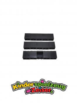 Preview: LEGO 15 x Paneele Wand Schild schwarz Black Panel 1x2x2 Side Supports 87552