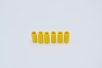 Preview: LEGO 6 x Technic Verbinder HÃ¼lse gelb Yellow Technic Axle Connector 2L 6538b