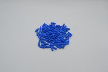 Preview: LEGO 100 x Technik Verbinder Pin Kreuz blau blue technic connector 43093 4206482