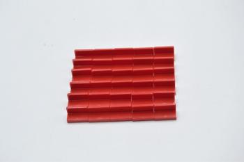 Preview: LEGO 30 x Paneele rot Red Panel 1x2x1 with Rounded Corners 4865b