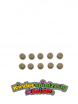 Preview: LEGO 10 x Rundstein Kuppel beige Tan Brick Round 2x2 Dome Top Hollow Stud 553c