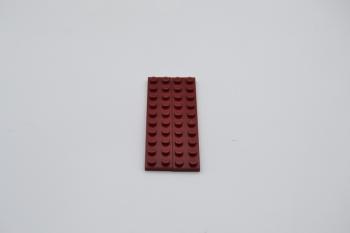 Preview: LEGO 2 x Basisplatte dunkelrot Dark Red Basic Plate 2x10 3832 4223849
