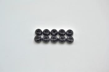 Preview: LEGO 10 x Kugel offen schwarz Black Technic Ball Joint Through Axle Hole 53585