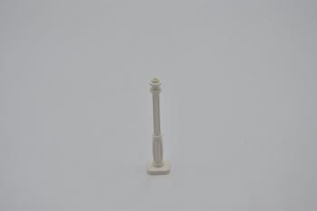 Preview: LEGO Laterne Lampenhalter weiÃŸ White Support 2x2x7 Lamp Post Base Flute 2039