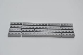 Preview: LEGO 20 x Basisstein Baustein neuhell grau Light Bluish Gray Brick 1x4 3010