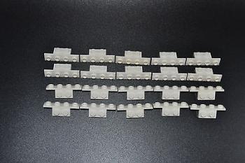 Preview: LEGO 20 x Platte 1x4 1x2 Winkelplatte weiß white angled plate 2436 6089574