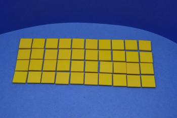 Preview: LEGO 40 x Kachel Fliese Platte gelb Yellow Tile 2x2 with Groove 3068