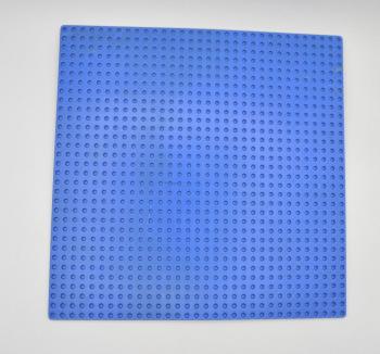 Preview: LEGO Basisplatte Bauplatte 32x32 Noppen blau Blue Baseplate 32x32 3811