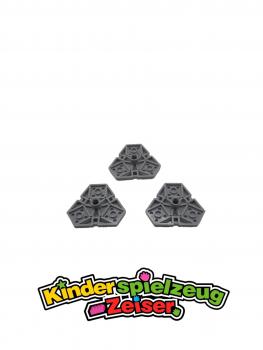 Preview: LEGO 3 x Platte Sechseckig neuhell grau Light Bluish Gray Plate Hexagonal 27255