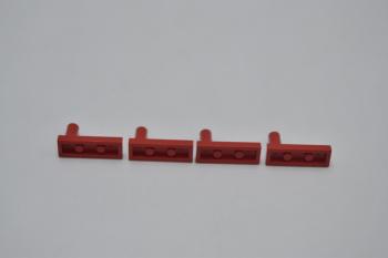 Preview: LEGO 4 x Zaun Tor TÃ¼r GartentÃ¼r Drehtor Basis rot Red Fence Gate 1x3x2 Base 3359