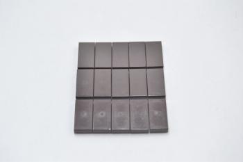 Preview: LEGO 15 x Fliese Kachel Platte dunkelbraun Dark Brown Tile 1x2 with Groove 3069b