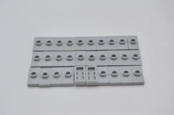 Preview: LEGO 30 x Platte m. Noppe neuhell grau Light Bluish Gray Plate 1x2 1 Stud 15573