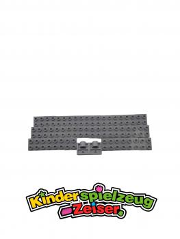 Preview: LEGO 30 x Platte 1 Loch Achse neuhell grau Light Bluish Gray Plate 2x2 Pin 10247