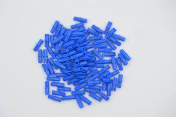 Preview: LEGO 100 x Technik Verbinder Pin Kreuz blau blue technic connector 43093 4206482