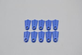 Preview: LEGO 10 x Schwimmflosse blau Blue Minifigure Footgear Flipper 2599a