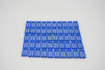 Preview: LEGO 50 x Gitterfliese blau Blue Tile 1x2 Grille with Bottom Groove Lip 2412b