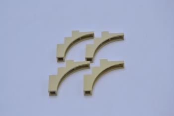 Preview: LEGO 4 x Bogenstein BrÃ¼cke beige Tan Arch 1x5x4 Continuous Bow 2339