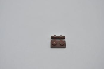 Preview: LEGO 4 x Platte m. Griff rotbraun Reddish Brown Plate Mod. 1x2 Bar Handle 2540 