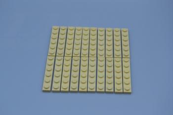 Preview: LEGO 20 x Basisplatte 1x6 beige tan basic plate 3666 4124067