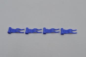 Preview: LEGO 4 x Flagge Fahne Welle links violett Blue-Violet Flag 4x1 Wave Left 4495a