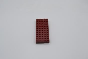 Preview: LEGO 10 x Basisstein Baustein dunkelrot Dark Red Basic Brick 1x6 3009 4541528