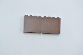 Preview: LEGO 2 x Paneele Noppe offen alt braun Brown Panel 1x4x3 Hollow Studs 4215b