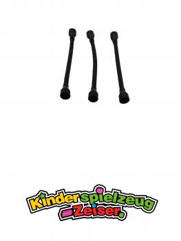 Preview: LEGO 3 x Schlauch schwarz Black Hose Flexible 8.5L with Tabless Ends 73590c03a