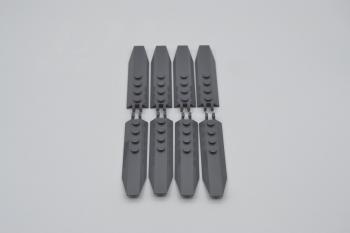 Preview: LEGO 8 x Propeller Rotor neues dunkelgrau Dark Bluish Gray Hinge Plate 1x3 30407