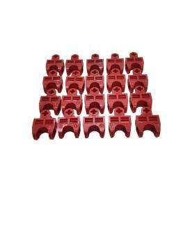 Preview: LEGO 20 x Halter Kugelkopf rot Red Technic Axle Connector 2x3 Ball 32174