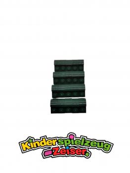 Preview: LEGO 20 x Bogenstein dunkelgrÃ¼n Dark Green Slope Curved 2x1x1 13 6091