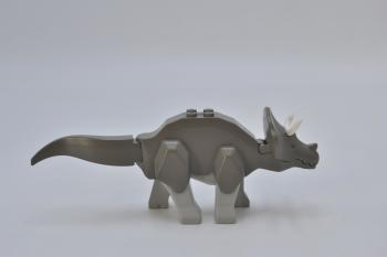 Preview: LEGO Dinosaurier alt dunkelgrau Dark Gray Dinosaur Triceratops Horns Tricera02