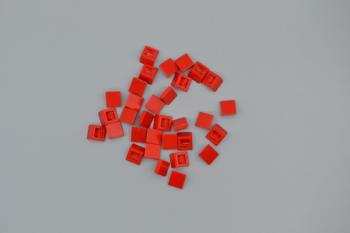 Preview: LEGO 30 x Schrägstein 1x1 x 2/3 rot red roof tile brick 54200 4504379