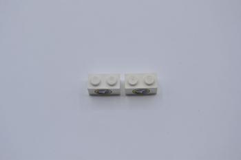 Preview: LEGO 2 x Stein Space Shuttle weiÃŸ White Brick 1x2 Shuttle Circle 3004pb010