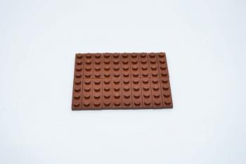 Preview: LEGO 20 x Basisplatte Bauplatte Grundplatte alt braun Brown Basic Plate 1x4 3710