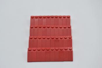 Preview: LEGO 40 x Dachstein SchrÃ¤gstein Dachziegel rot Red Slope 33 3x1 4286rn