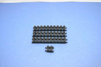 Preview: LEGO 32 x Kettenglieder schmal schwarz Black Technic Link Chain Large bb0076