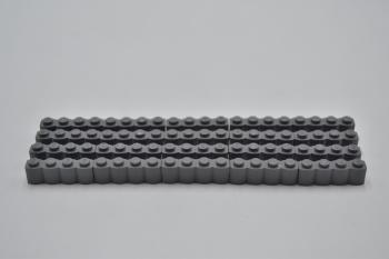 Preview: LEGO 20 x Palisade neues dunkelgrau Dark Bluish Gray Brick 1x4 Log 30137