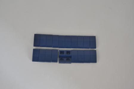 LEGO 20 x Dachstein gebogen dunkelblau Dark Blue Slope Curved 2x1x2/3 11477