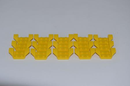 LEGO 15 x KotflÃ¼gel gelb Yellow Vehicle Mudguard with Flared Wings 2x4 41854