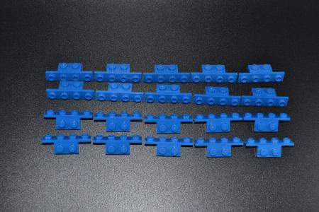 LEGO 20 x Platte 1x4 1x2 Winkelplatte blau blue angled plate 2436 4189120