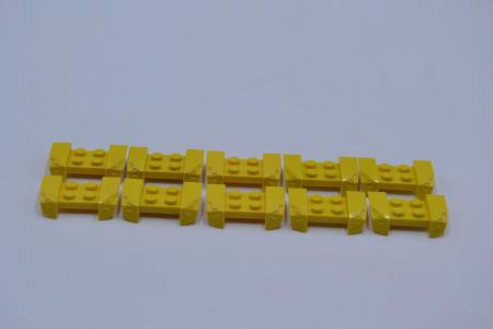 LEGO 10 x KotflÃ¼gel gelb Yellow Vehicle Mudguard 2x4 Headlights Overhang 44674