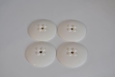 LEGO 4 x SchÃ¼ssel weiÃŸ White Dish 6x6 Inverted Radar Solid Studs 44375b