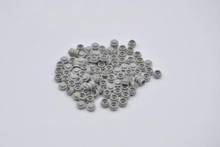 LEGO 100 x Platte rund althell grau Light Gray Plate Round 1x1 4073