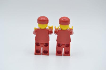 LEGO 2 x Figur Minifigur Octan Racing Rennfahrer Racer rot oct034 aus Set 6337