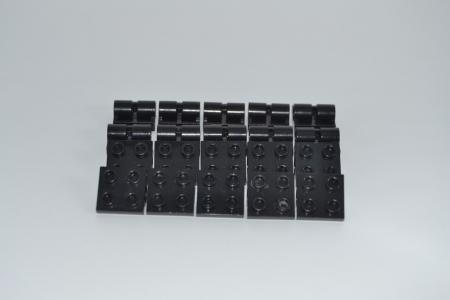 LEGO 20 x Platten 2x2 mit 2 Löcher schwarz black axis plate 2817 281726