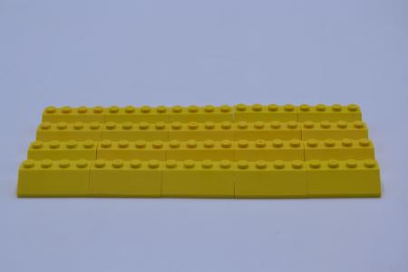LEGO 20 x Dachstein SchrÃ¤gstein Dachziegel gelb Yellow Slope 45 2x4 3037