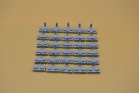 LEGO 30 x Platte Haken neuhell grau Light Bluish Gray Plate Modified 1x2 4623